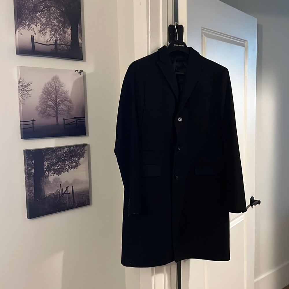 Banana Republic - Black coat (size M)